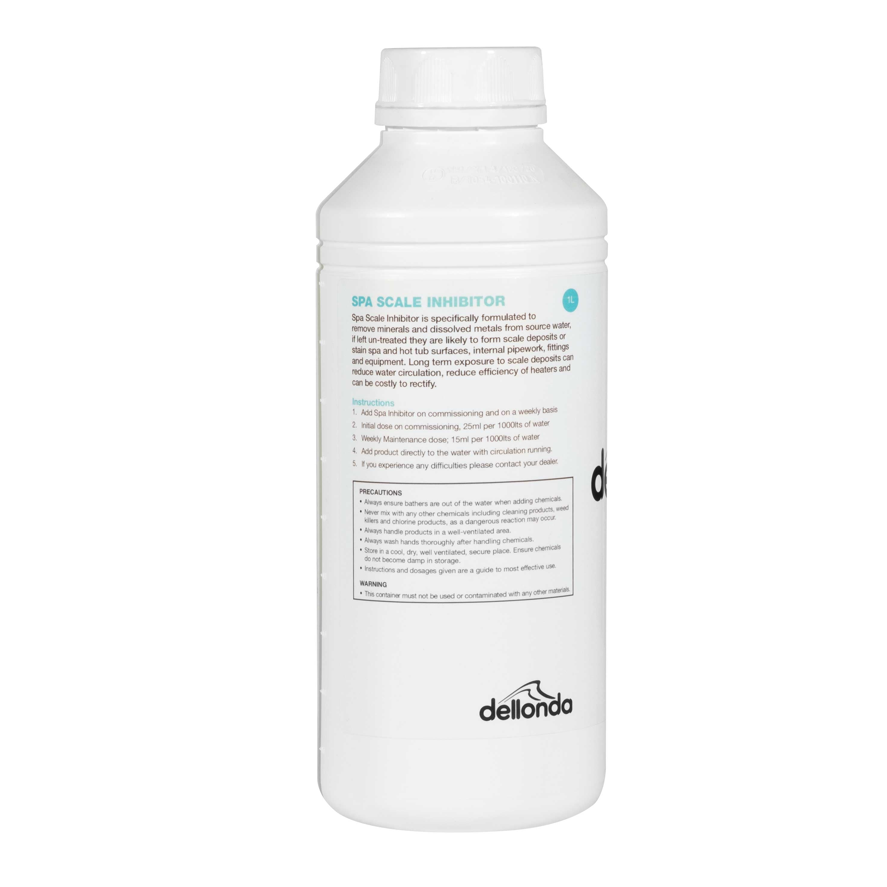 Dellonda Hot Tub/Spa Scale Inhibitor - 1 Litre - DL59