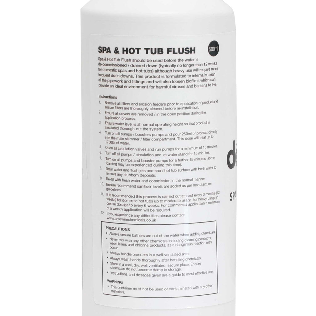Dellonda Spa & Hot Tub Flush Cleaner - 500ml - DL60