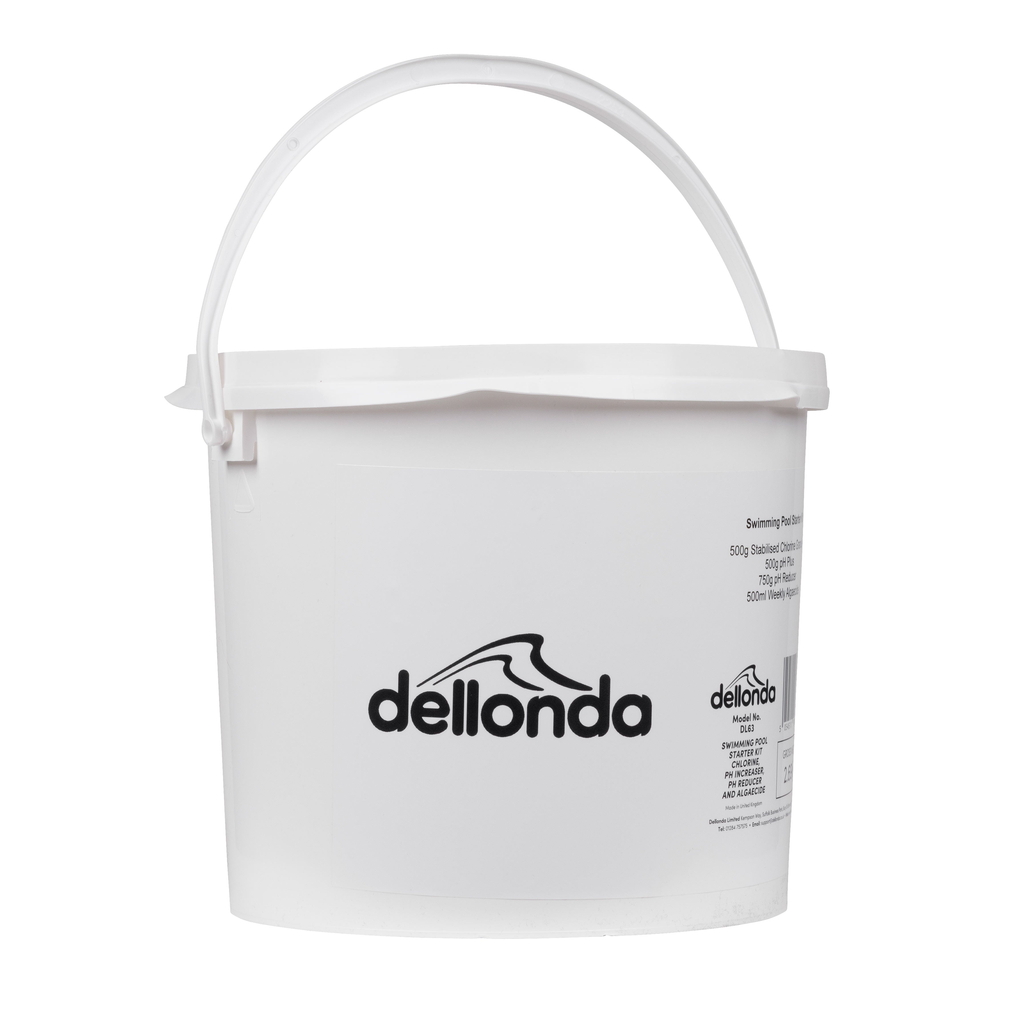Swimming Pool Starter Kit - Chlorine, pH Increaser, pH Reducer & Algaecide