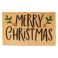 Doormat 60cm x 40cm -  'Merry Christmas' (Holly)