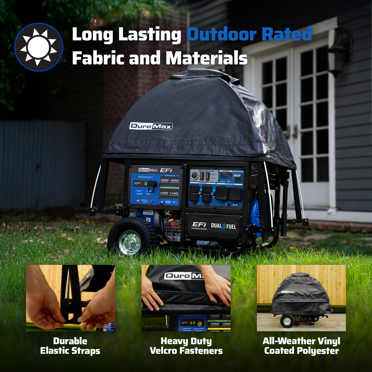 DuroMax DMX-GTX Open Frame Generator Tent All Weather Cover Kit