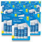 Glue Sticks Multipack | Washable Non-Toxic 9g & 21g | 48 Pack