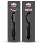 Stainless Steel Peelers Non-Slip Grip | 2 Pack Kitchen Tool