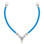 Dog Shower Mix Hot/Cold Water with Valves Blue