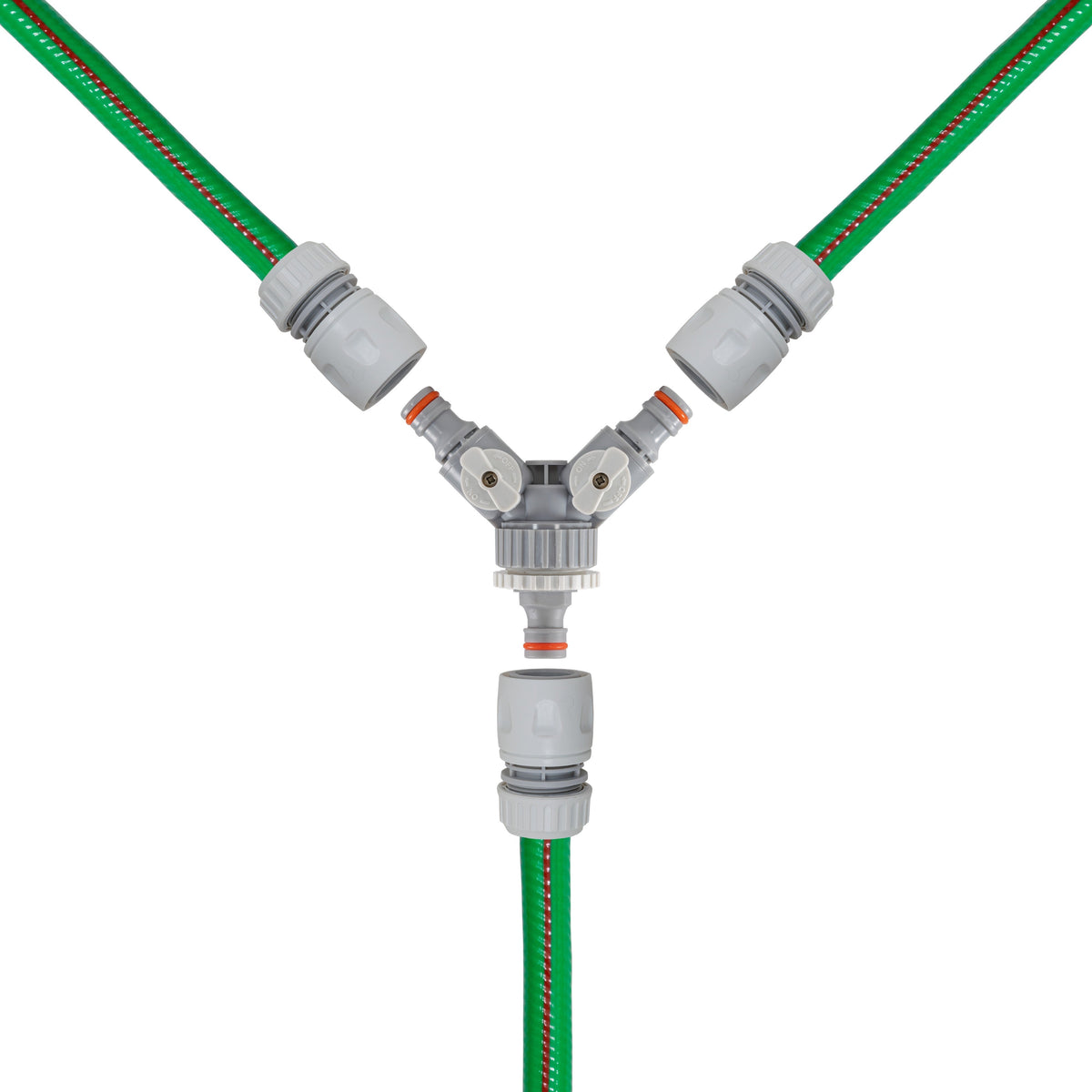 Dog Shower Mix Hot/Cold Water with Valves Green