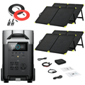 EcoFlow DELTA Pro 3600Wh 3600W Solar Generator + 200W Portable Monocrystalline Solar Panels Kit - Off Grid Stores