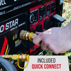 DuroStar DS13000MXT 13,000W/10,500W 500cc Electric Start Tri Fuel Portable Generator w/ CO Alert