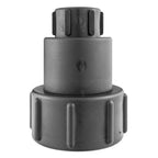IBC 2” S60X6 - 1/2" BSPF Extender Adaptor with Lever Valve and Male Quick Connector WL