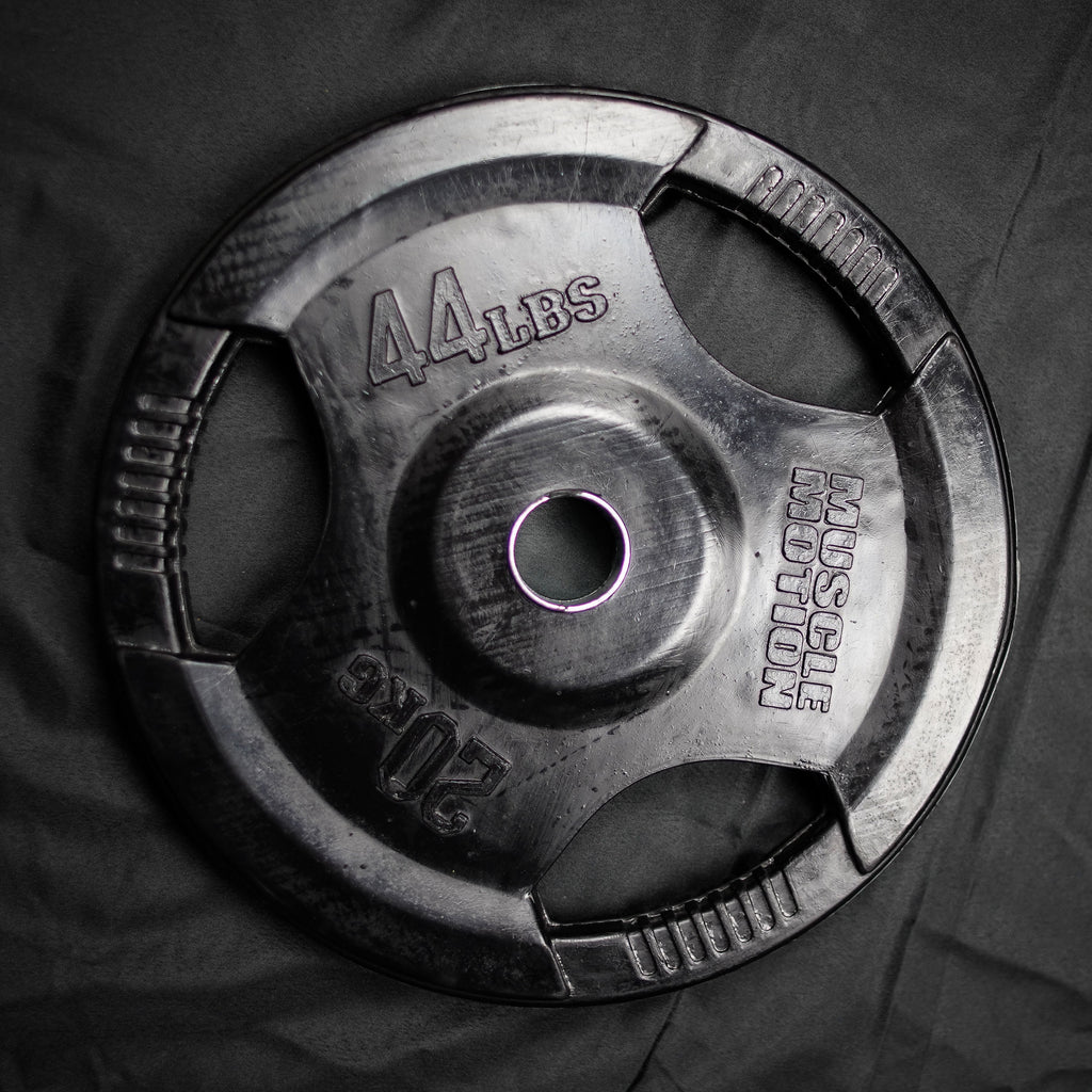 Muscle Motion Rubber Coated Olympic Weight Plates