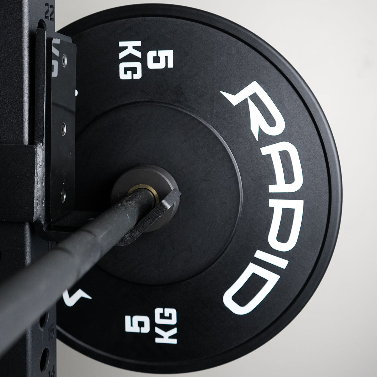 Rapid Motion Olympic Black Bumper Plates 5/10/15/20/25kg Pair