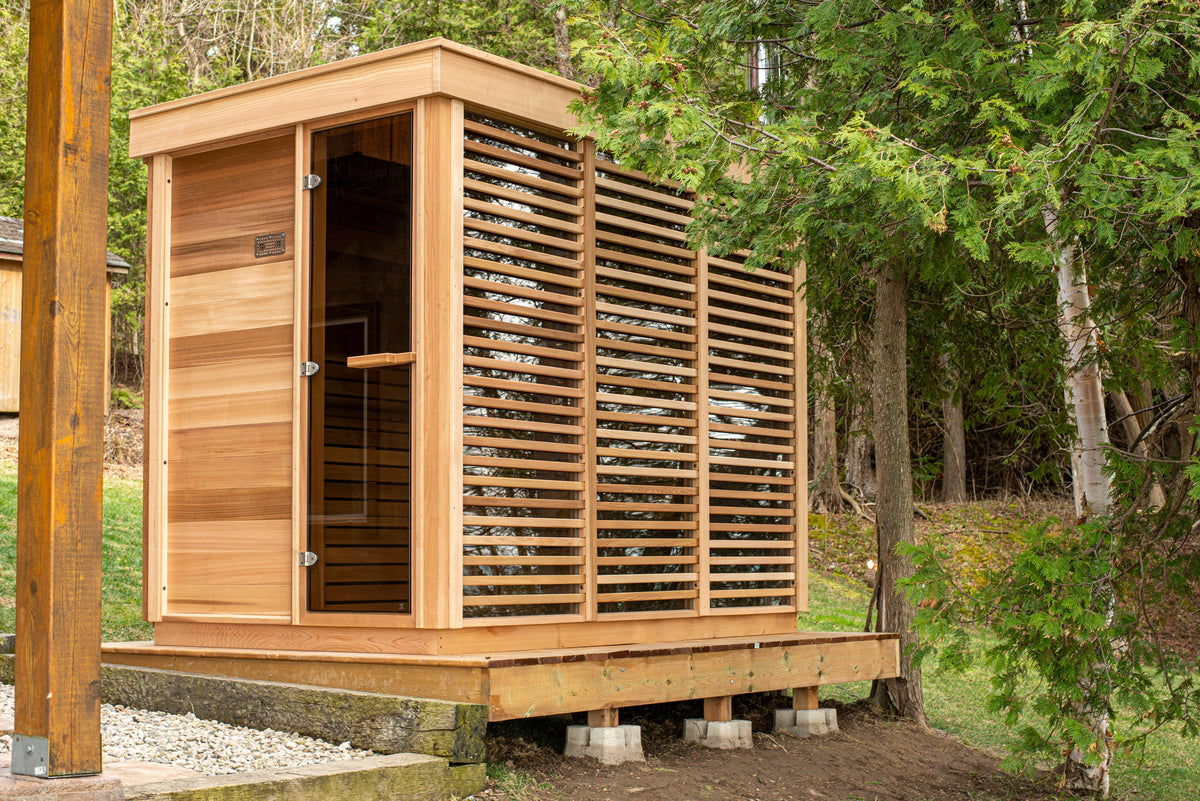 Outdoor 580 Pure Cube Sauna - 5 Person