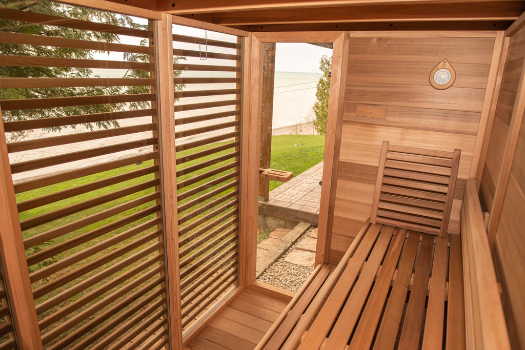 Outdoor 580 Pure Cube Sauna - 5 Person