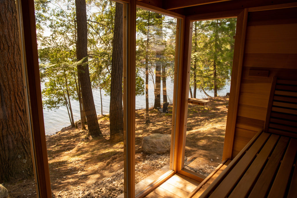 Outdoor 580 Pure Cube Sauna - 5 Person