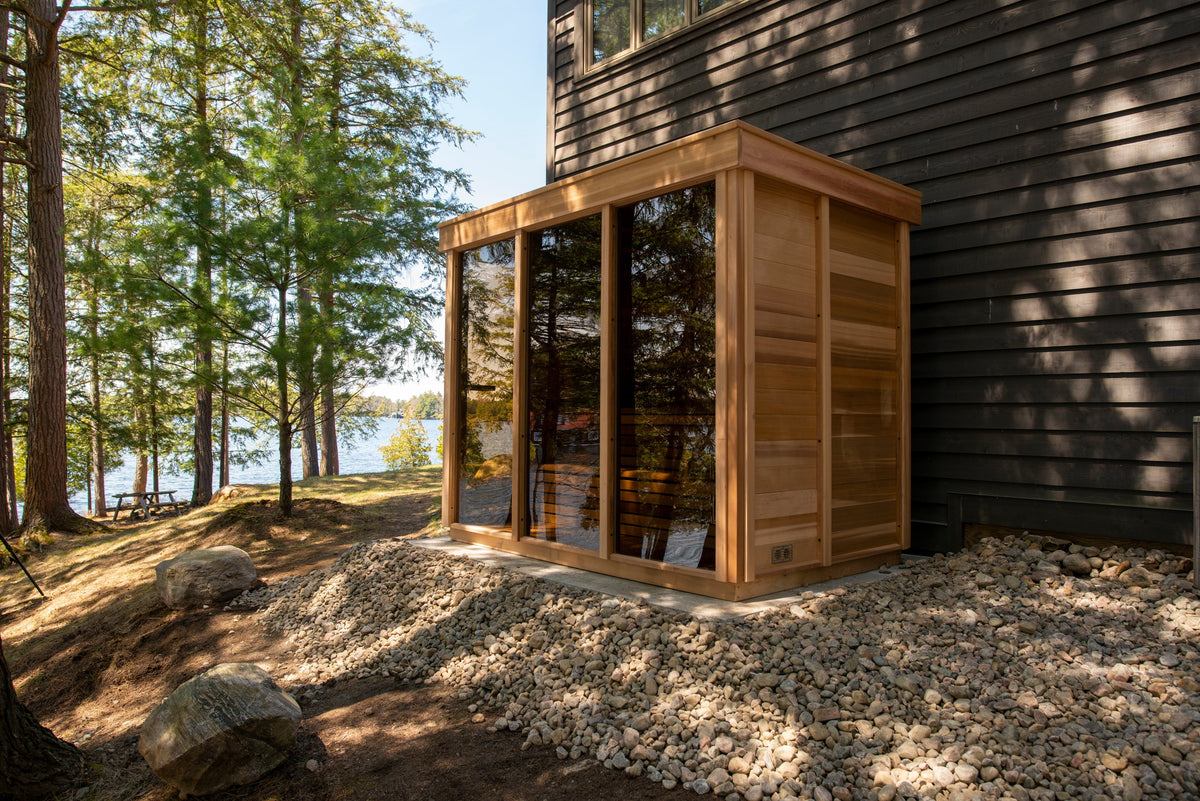 Outdoor 580 Pure Cube Sauna - 5 Person
