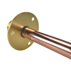 Polished Brass 13mm Barb Tap STANDARD Connection Kit x2