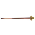 Polished Brass 13mm Barb Tap BASIC Connection Kit x2