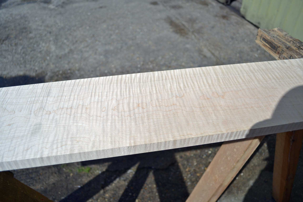 Tiger Stripe White Maple Board | AAA+ Figure 4 Sides