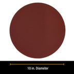 Premium 10" PSA Sanding Disc Variety Pack, 2 Each of 60, 80, 120, 180 & 240 Grit Self Adhesive Aluminum Oxide Sandpaper Drywall, Floor, Wood