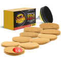 Variety Grit Pack - 2" Gold Hook & Loop Sanding Discs for DA Sanders - Box of 50