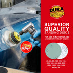 3000 Grit - 2" Gold Hook & Loop Sanding Discs for DA Sanders - Box of 30