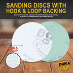 1500 Grit - 3" Gold Hook & Loop Sanding Discs for DA Sanders - Box of 30