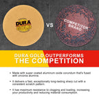 600 Grit - 3" Gold Hook & Loop Sanding Discs for DA Sanders - Box of 40