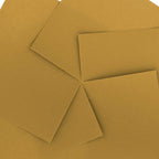 180 Grit Gold - 1/4 Sheet Plain Backing Sandpaper 5.5" x 4.5" - For Palm Sanders - Box of 400