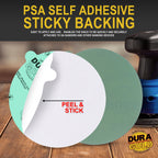 280 Grit - 5" Green Film - PSA Self Adhesive Stickyback Sanding Discs for DA Sanders - Box of 50