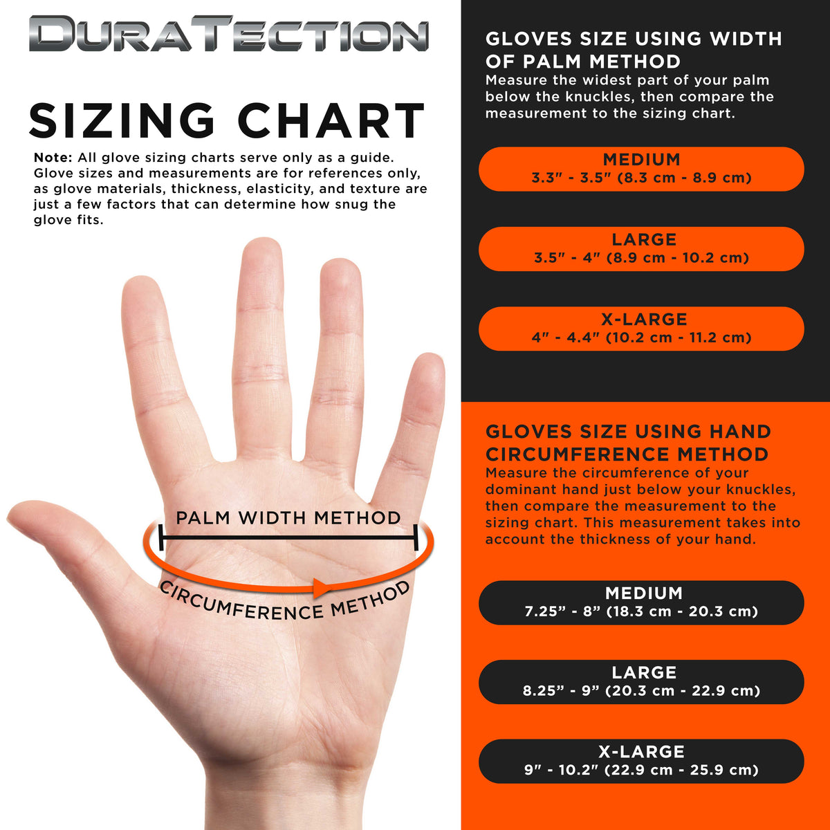Duratection 8 Mil Orange Super Duty Diamond Textured Nitrile Disposable Gloves, 3 Boxes of 100, X-Large - Latex Free, Powder Free, Food Safe, Safety Protection Work Gloves