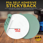 1500 Grit - 6" Green Film - PSA Self Adhesive Stickyback Sanding Discs for DA Sanders - Box of 25
