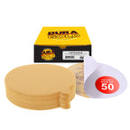 180 Grit - 6" Gold PSA Self Adhesive Stickyback Sanding Discs for DA Sanders - Box of 50