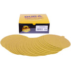 40 Grit - 6" Gold PSA Self Adhesive Stickyback Sanding Discs for DA Sanders - Box of 25