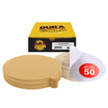500 Grit - 6" Gold PSA Self Adhesive Stickyback Sanding Discs for DA Sanders - Box of 50