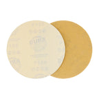150 Grit - 6" Gold Hook & Loop No Hole Pattern Sanding Discs for DA Sanders - Box of 50