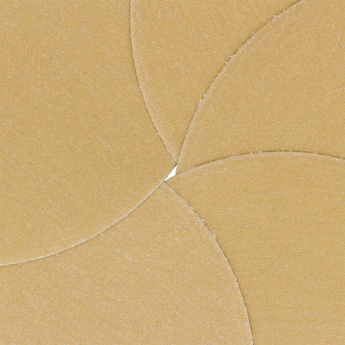 180 Grit - 6" Gold Hook & Loop No Hole Pattern Sanding Discs for DA Sanders - Box of 50