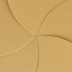 500 Grit - 6" Gold Hook & Loop No Hole Pattern Sanding Discs for DA Sanders - Box of 50
