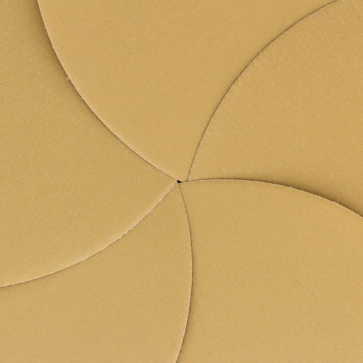 500 Grit - 6" Gold Hook & Loop No Hole Pattern Sanding Discs for DA Sanders - Box of 50