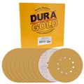 Premium 9" Drywall Sanding Discs - 120 Grit (Box of 10) - 10 Hole Pattern Hook & Loop Aluminum Oxide Sandpaper - For Power Sander, Sand Wood