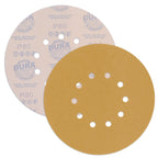 Premium 9" Drywall Sanding Discs - 80 Grit (Box of 10) - 10 Hole Pattern Hook & Loop Aluminum Oxide Sandpaper - For Power Sander, Sand Wood