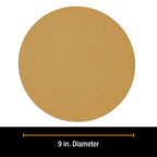 Premium 9" Drywall Sanding Discs, 180 Grit (Box of 10), Sandpaper Discs with Hook & Loop Backing, Aluminum Oxide Abrasive, For Power Sanders