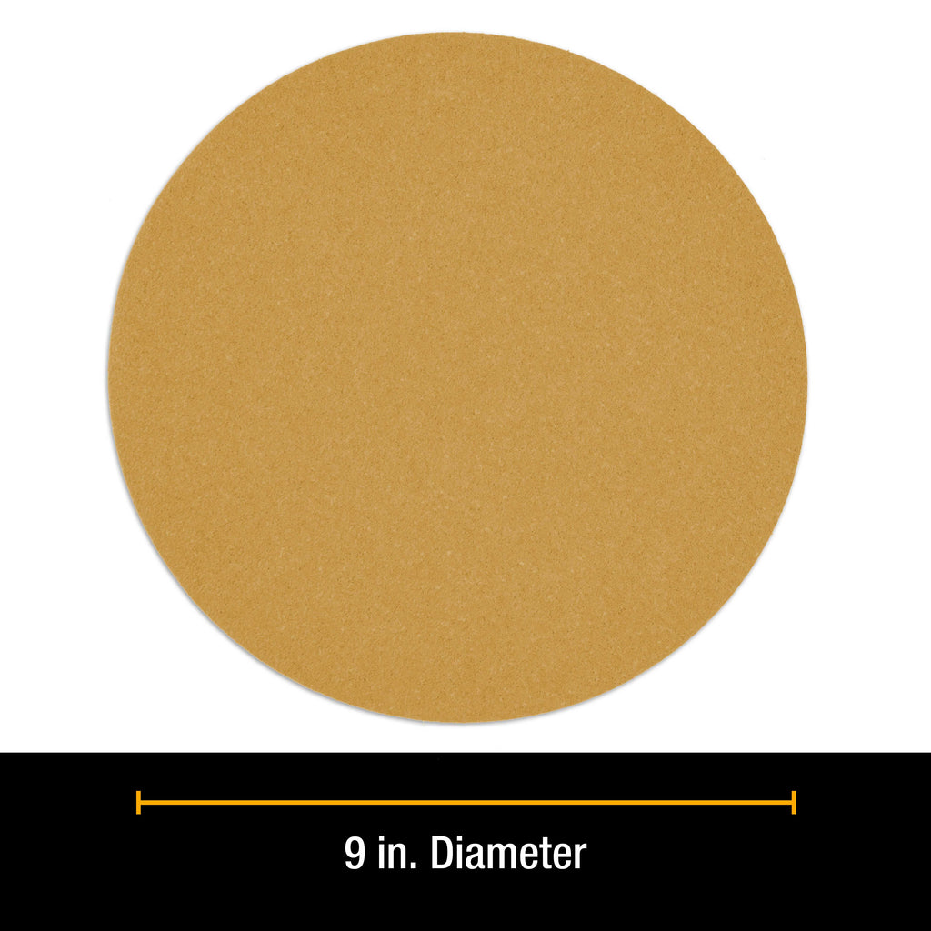 Premium 9" Drywall Sanding Discs, 80 Grit (Box of 10), Sandpaper Discs with Hook & Loop Backing, Aluminum Oxide Abrasive, For Power Sanders