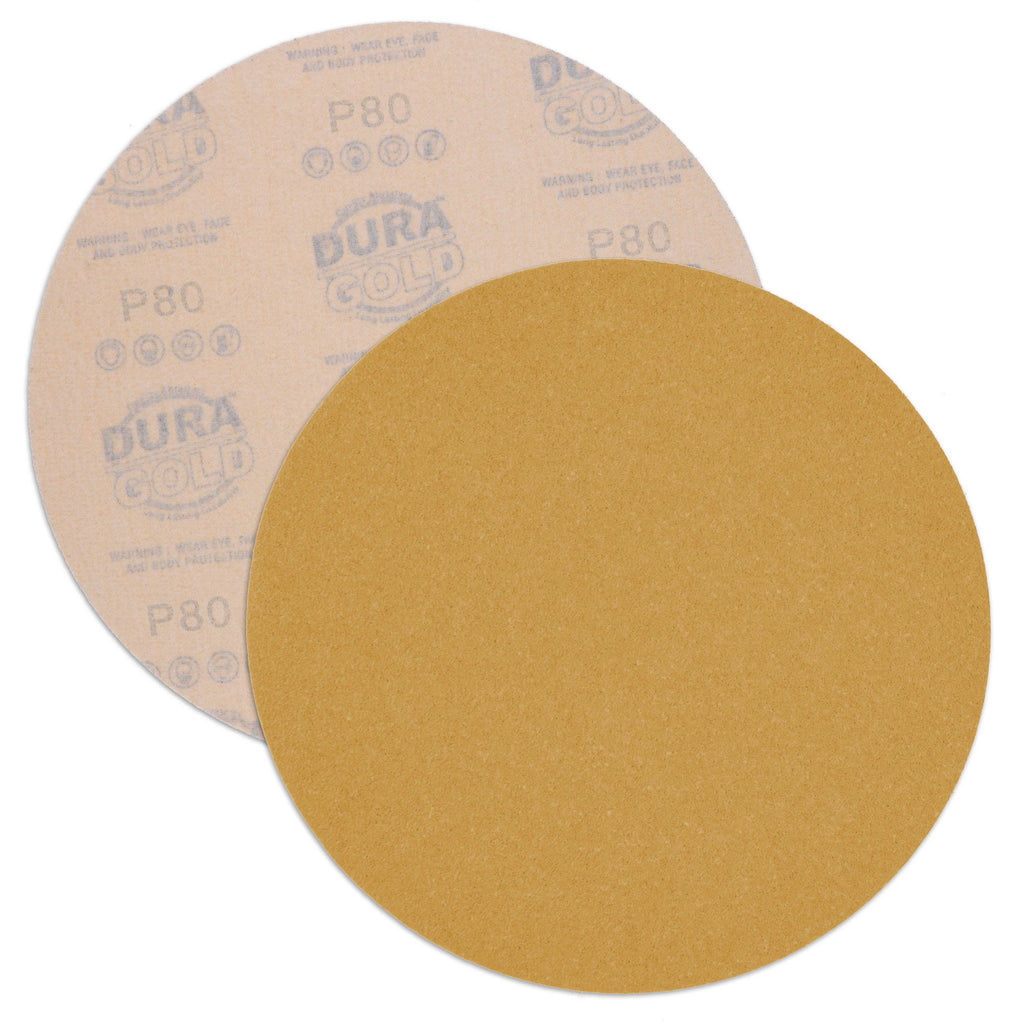 Premium 9" Drywall Sanding Discs, 80 Grit (Box of 10), Sandpaper Discs with Hook & Loop Backing, Aluminum Oxide Abrasive, For Power Sanders
