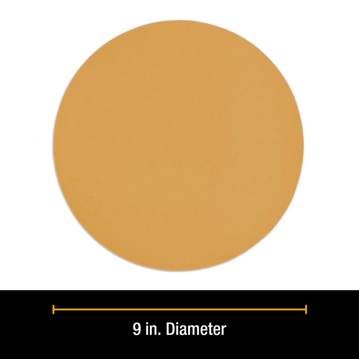 Premium 9" PSA Drywall Sanding Discs - 120 Grit (Box of 10) - Self Adhesive Aluminum Oxide Abrasive Sandpaper - For Drywall Power Sander