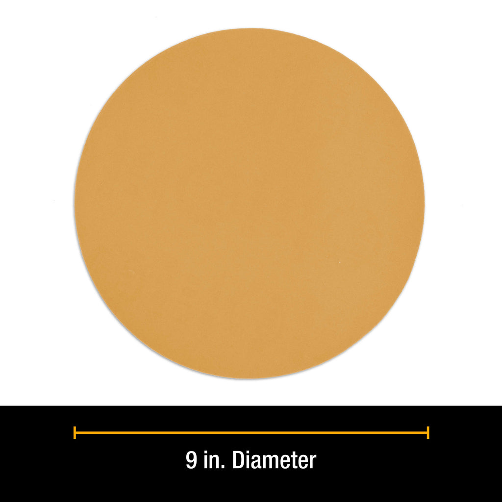 Premium 9" PSA Drywall Sanding Discs - 180 Grit (Box of 10) - Self Adhesive Aluminum Oxide Abrasive Sandpaper - For Drywall Power Sander
