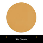 Premium 9" PSA Drywall Sanding Discs - 240 Grit (Box of 10) - Self Adhesive Aluminum Oxide Abrasive Sandpaper - For Drywall Power Sander