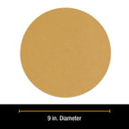 Premium 9" PSA Drywall Sanding Discs - 80 Grit (Box of 10) - Self Adhesive Aluminum Oxide Abrasive Sandpaper - For Drywall Power Sander