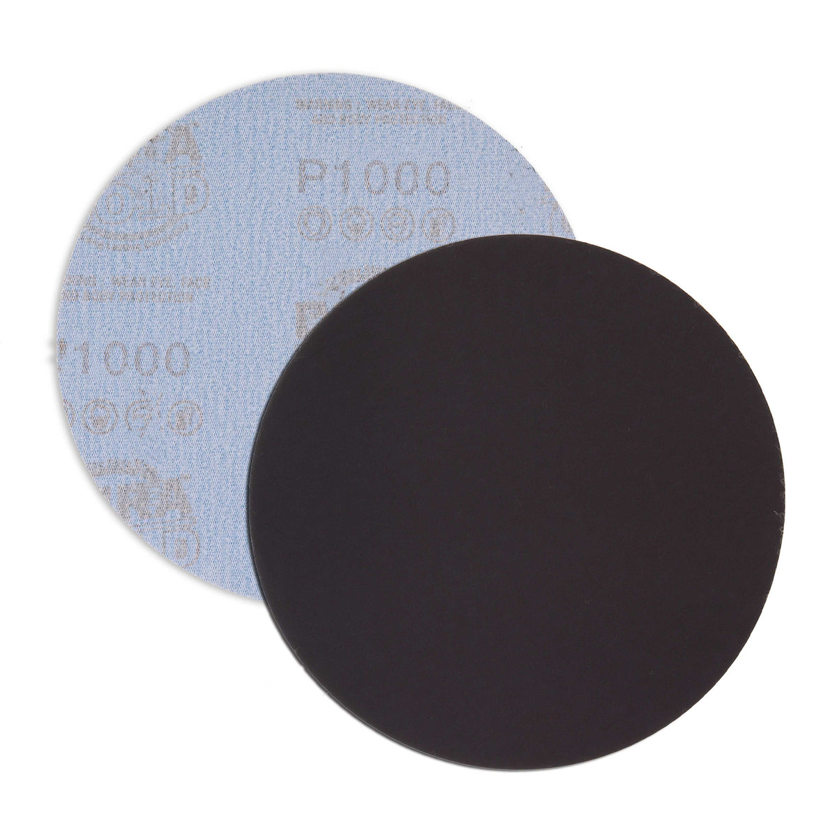 Premium 6" Wet or Dry Sanding Discs - 1000 Grit (Box of 20) - Sandpaper Discs, Hook & Loop Backing, Silicon Carbide Cutting - Orbital Sander