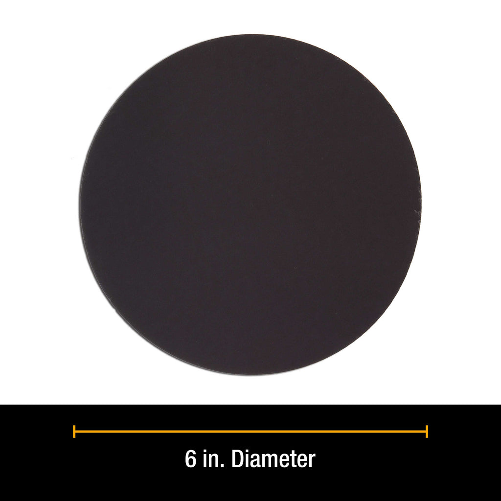 Premium 6" Wet or Dry Sanding Discs - 1500 Grit (Box of 20) - Sandpaper Discs, Hook & Loop Backing, Silicon Carbide Cutting - Orbital Sander