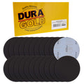Premium 6" Wet or Dry Sanding Discs - 320 Grit (Box of 20) - Sandpaper Discs, Hook & Loop Backing - Silicon Carbide Cutting - Orbital Sander