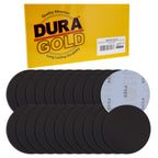 Premium 6" Wet or Dry Sanding Discs - 320 Grit (Box of 20) - Sandpaper Discs, Hook & Loop Backing - Silicon Carbide Cutting - Orbital Sander